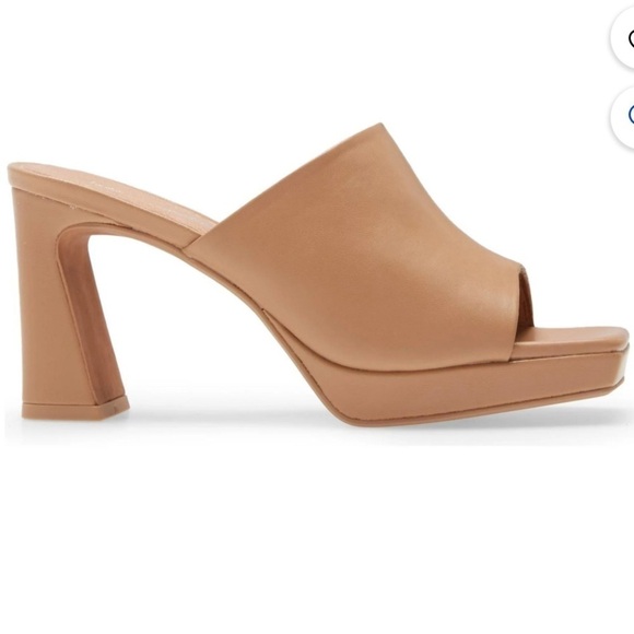 Jeffrey Campbell Platform Square Toe High Mule Heels 9.5 - Picture 1 of 12